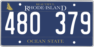 RI license plate 480379