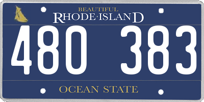 RI license plate 480383