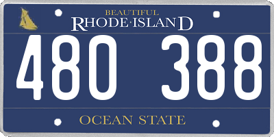 RI license plate 480388