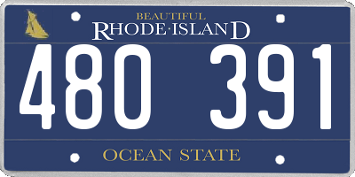 RI license plate 480391