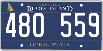 RI license plate 480559