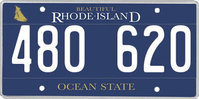 RI license plate 480620