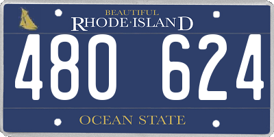 RI license plate 480624