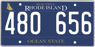 RI license plate 480656