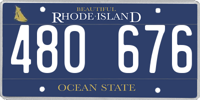 RI license plate 480676