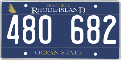 RI license plate 480682