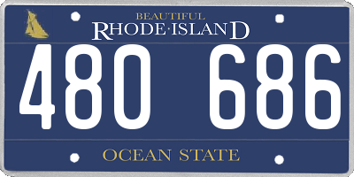 RI license plate 480686