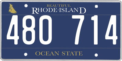 RI license plate 480714