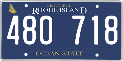 RI license plate 480718