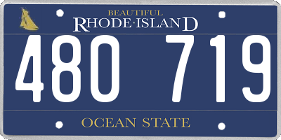 RI license plate 480719