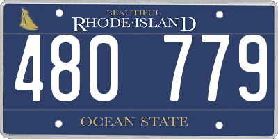 RI license plate 480779
