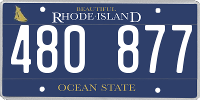 RI license plate 480877