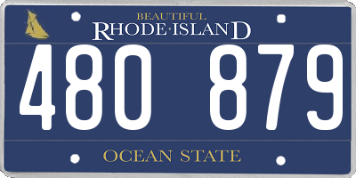 RI license plate 480879