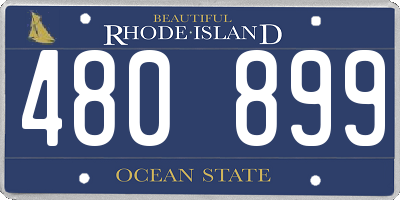 RI license plate 480899