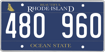 RI license plate 480960
