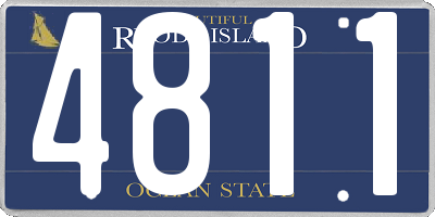 RI license plate 4811