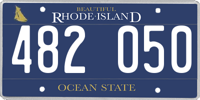 RI license plate 482050
