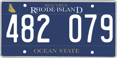 RI license plate 482079