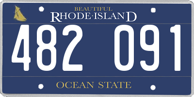 RI license plate 482091