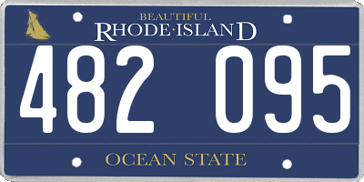 RI license plate 482095