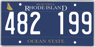 RI license plate 482199