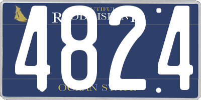 RI license plate 4824