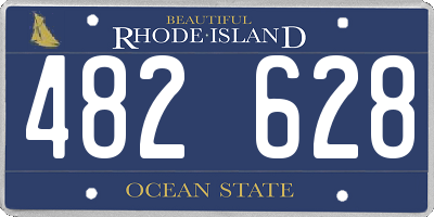 RI license plate 482628