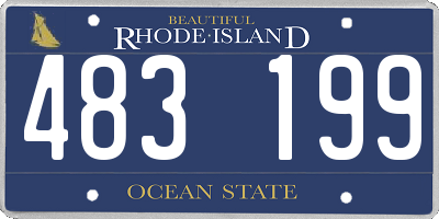 RI license plate 483199