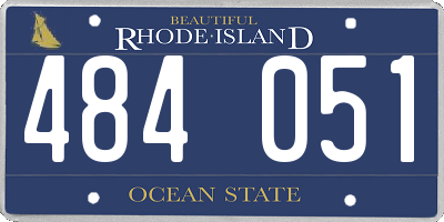 RI license plate 484051