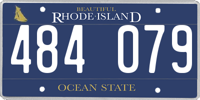 RI license plate 484079