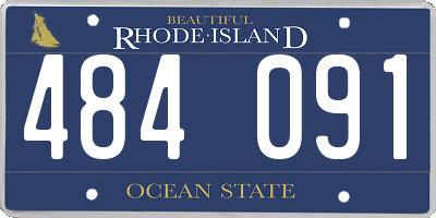 RI license plate 484091