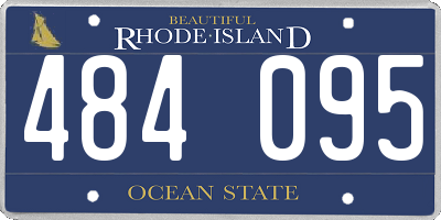 RI license plate 484095