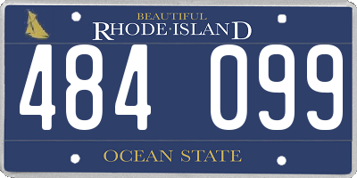 RI license plate 484099