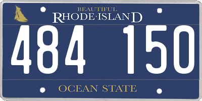 RI license plate 484150