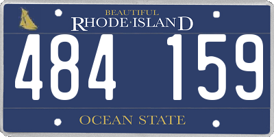 RI license plate 484159