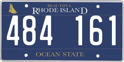 RI license plate 484161