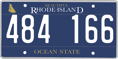 RI license plate 484166