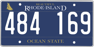 RI license plate 484169