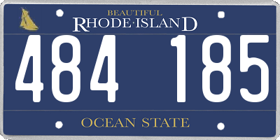 RI license plate 484185