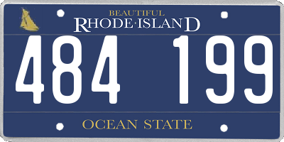 RI license plate 484199