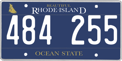 RI license plate 484255