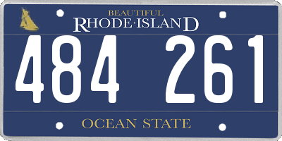 RI license plate 484261