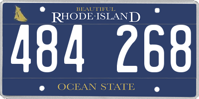 RI license plate 484268