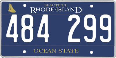 RI license plate 484299