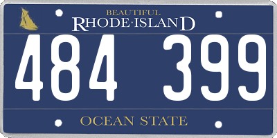RI license plate 484399