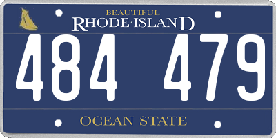 RI license plate 484479