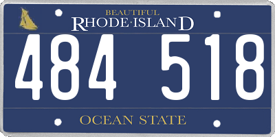 RI license plate 484518