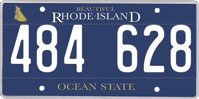 RI license plate 484628