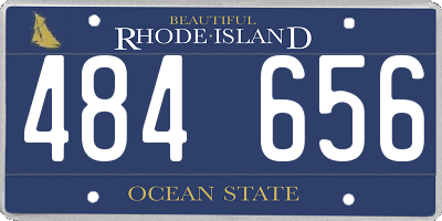 RI license plate 484656