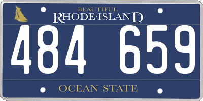 RI license plate 484659